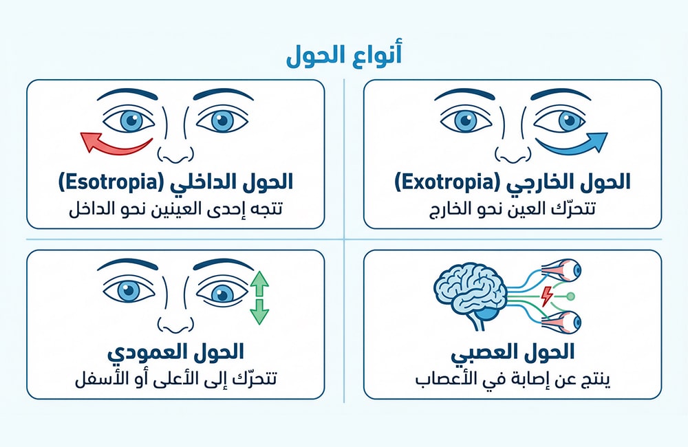 أنواع الحول